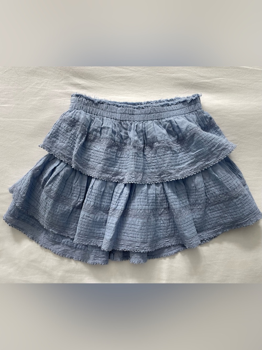 LoveShackFancy Ruffle Mini Skirt